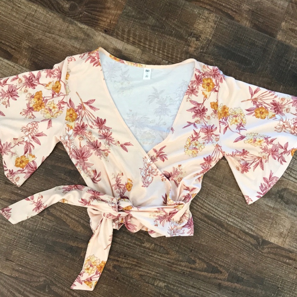 BP tie front blouse. Perfect for summer!